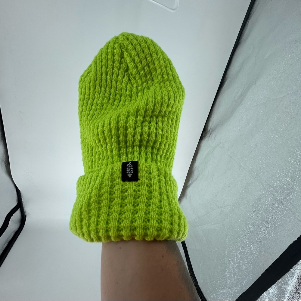 Cool Down Beanie by FP movement in Lime Green NWT